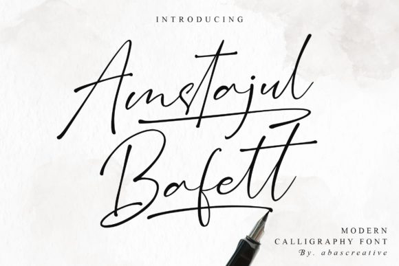 Amstajul Bafett: The Delicate Script for Refined Design