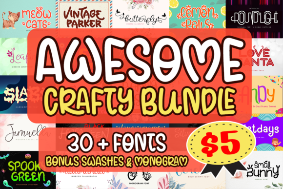 Awesome Crafty Font Bundle - Vol. 01: A Practical Guide to Avoiding Design Pitfalls