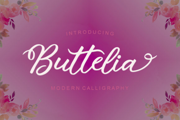 Buttelia: The Modern Handwritten Font for Elevating Your Design Projects