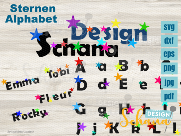 Craft Font with Stars: A Decorative Typeface for Creative Projects