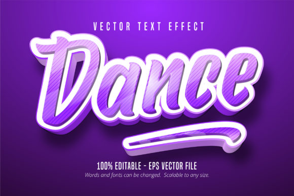 Dance Text, Cartoon Style Text Effect