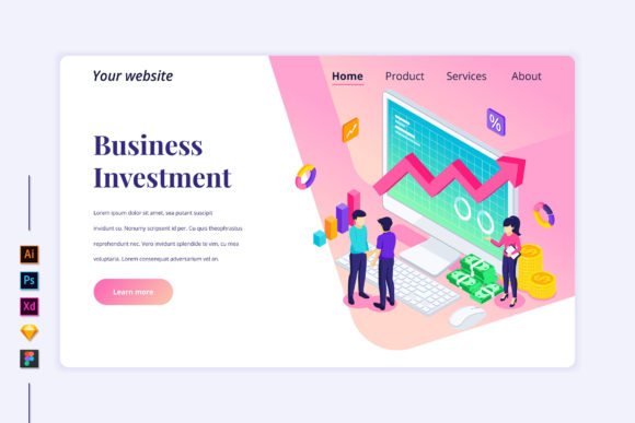 Elevating Capital Narratives: The Strategic Power of an Isometric Investment Landing Page