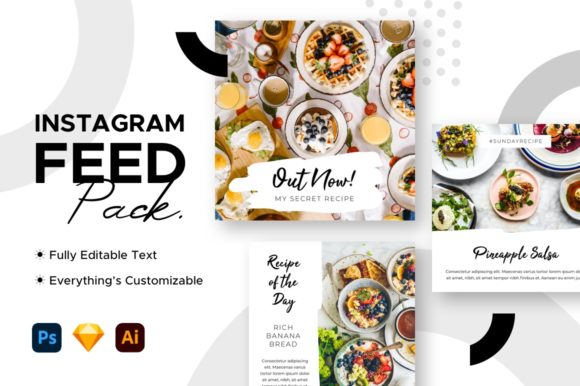 Instagram Feed Post Culinary Template for Food Brands