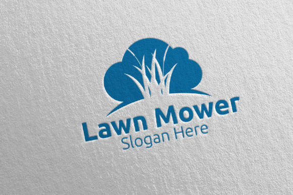 Lawn Mower Gardener Mowing Logo 17: A Versatile Branding Solution for Modern Landscaping Professionals