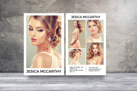 Modeling Comp Card Template: A Comprehensive Evaluation for Professional Portfolios