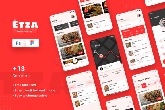 Pizza Order iOS App Design Template: A Comprehensive Guide for Modern Food Apps
