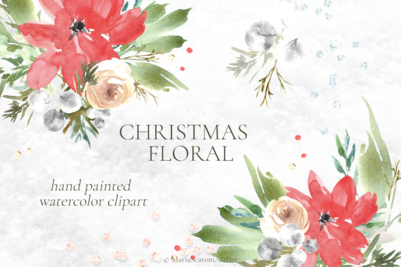 Watercolor Christmas Floral Clipart: A Strategic Asset for Holiday Branding and Creative Operations