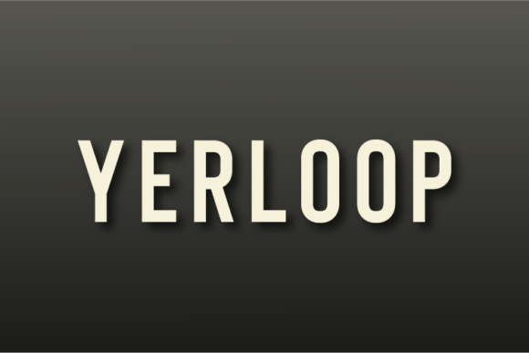Why Yerloop Might Be Your Next Favorite Font